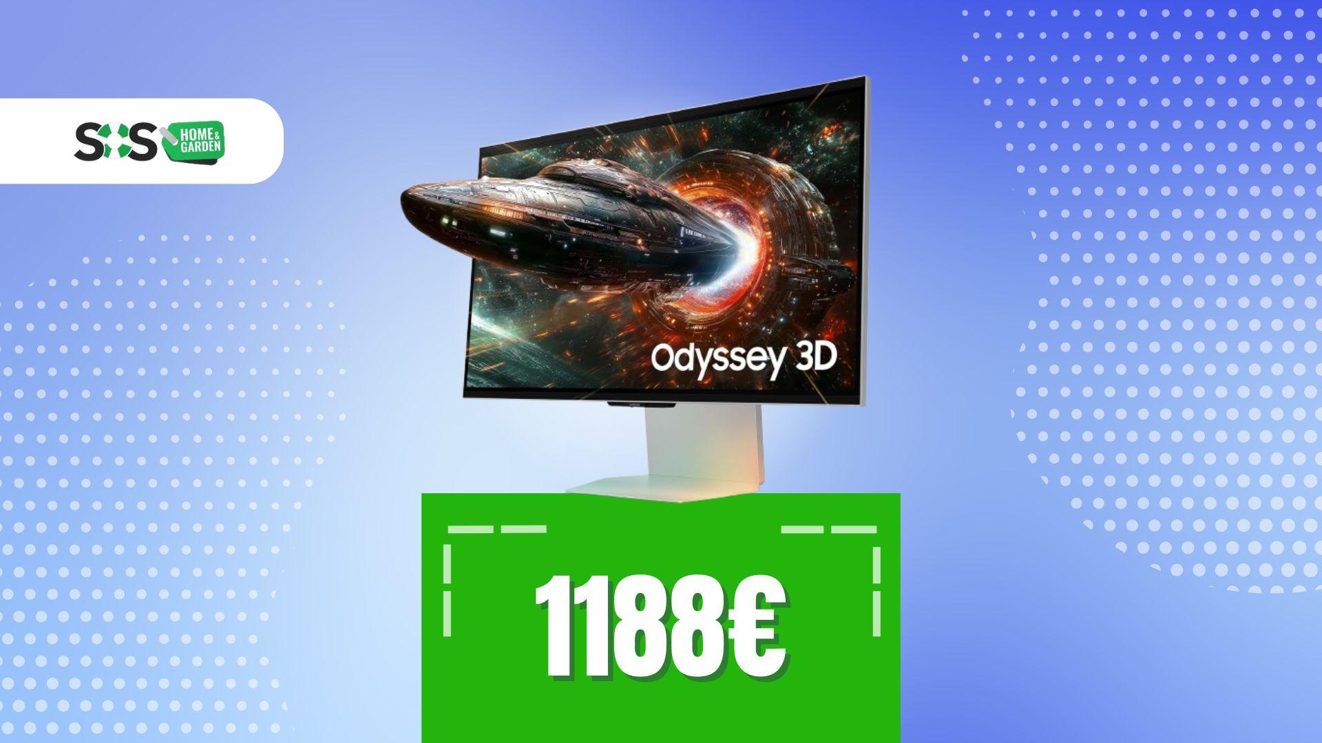 Immagine di Anche l’Odyssey 3D si piega al taglio prezzi dei monitor OLED