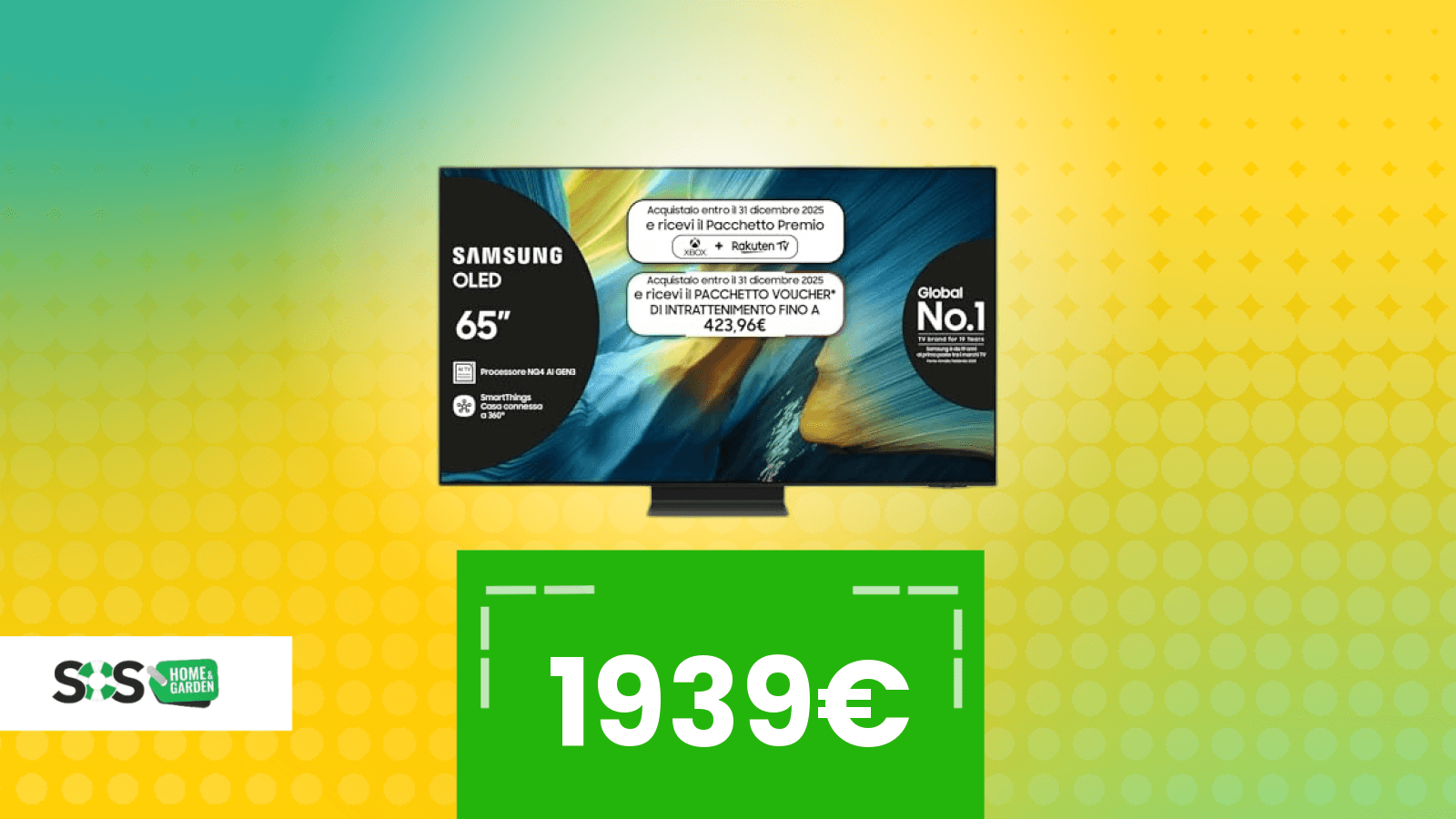 Immagine di Tra maxi sconto e voucher da 400€, questa TV OLED offre un grande valore