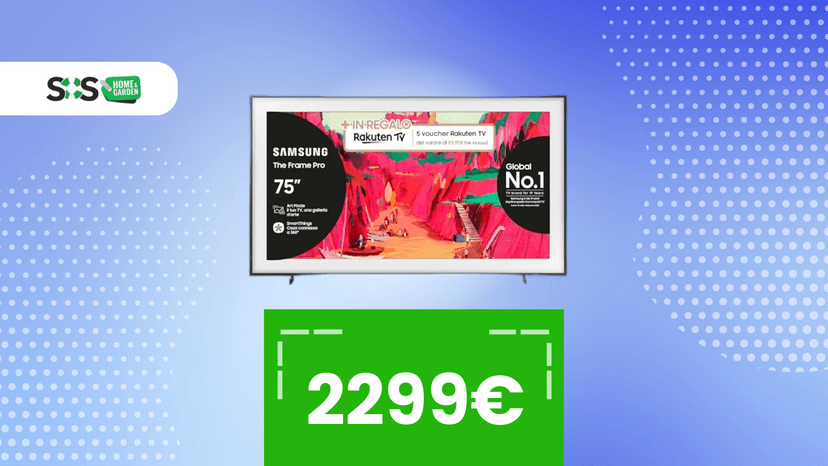 Immagine di Le TV Samsung The Frame non sono sparite: oggi puoi risparmiare 200€