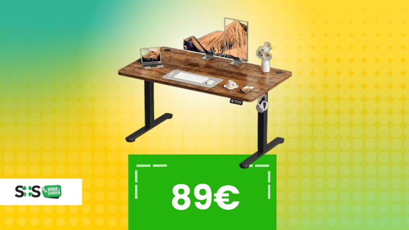Immagine di La scrivania elettrica che non ti aspetti sotto i 90€