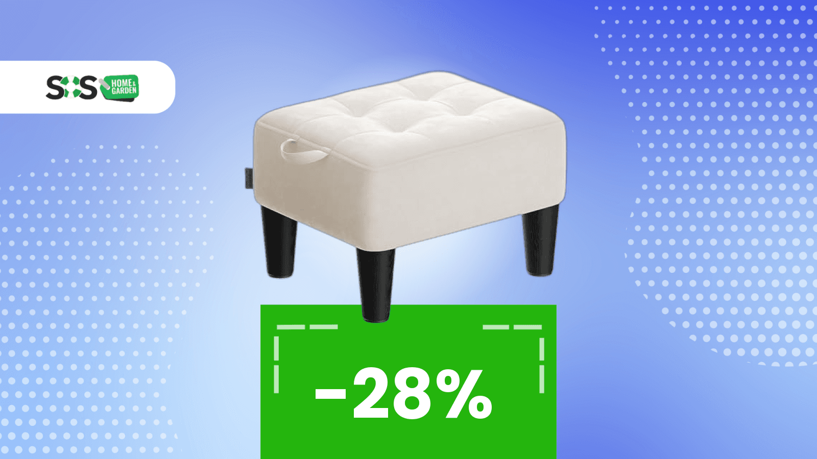 Immagine di Sgabello A4 resistente fino a 150kg: perfetto in casa, solo 14€ in offerta