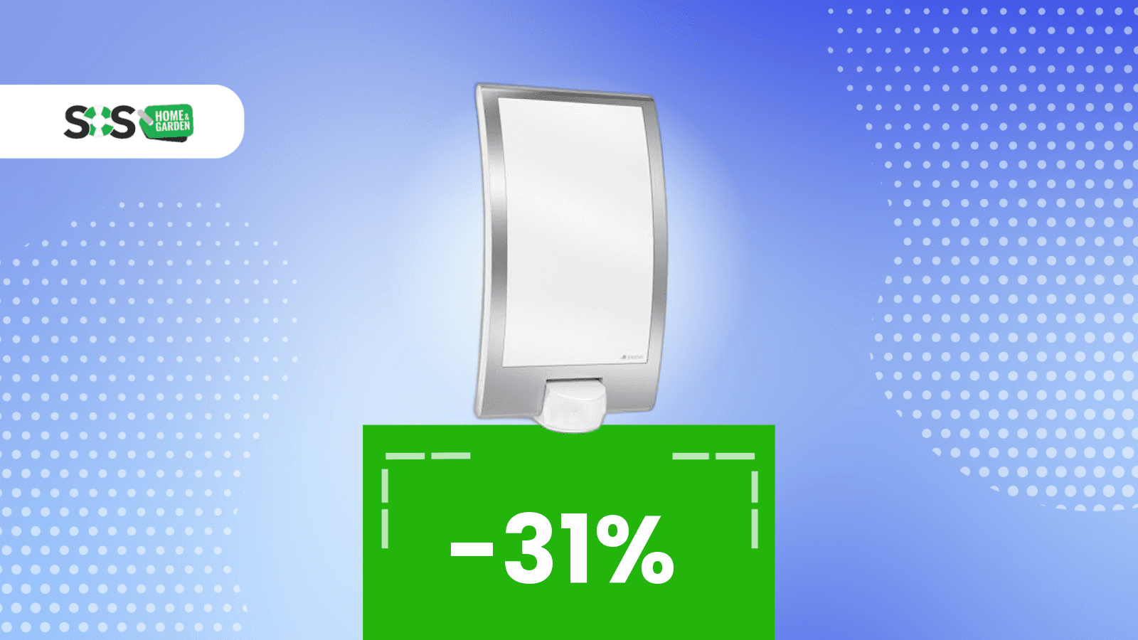 Immagine di Cerchi una lampada da parete elegante con accensione automatica? Ecco quella da prendere oggi con il 31% di sconto