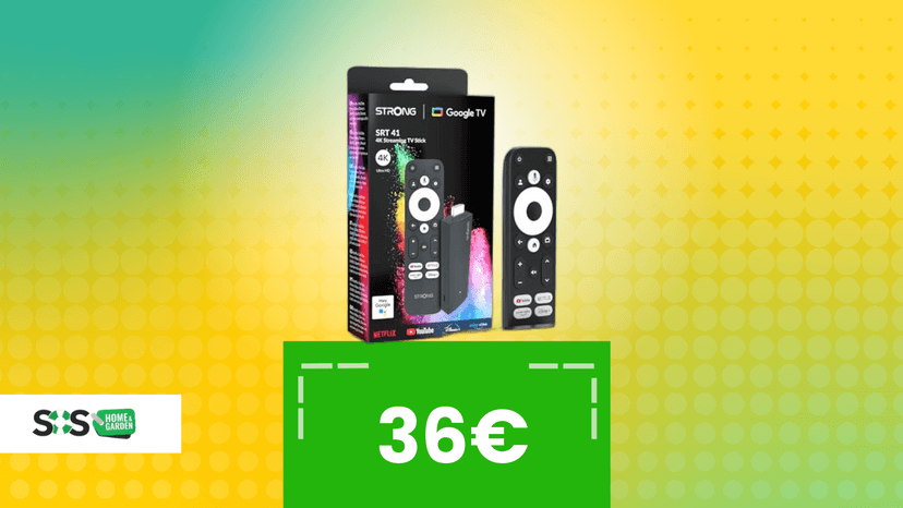 Immagine di Incredibile upgrade da 35€! La TV cambia faccia con questo Google TV Stick