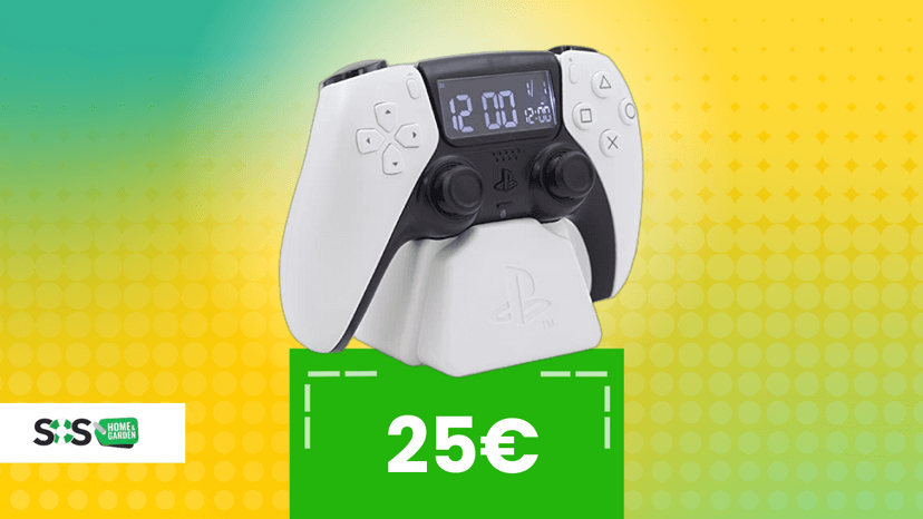 Immagine di Una sveglia per veri gamer: identica a un controller PS5