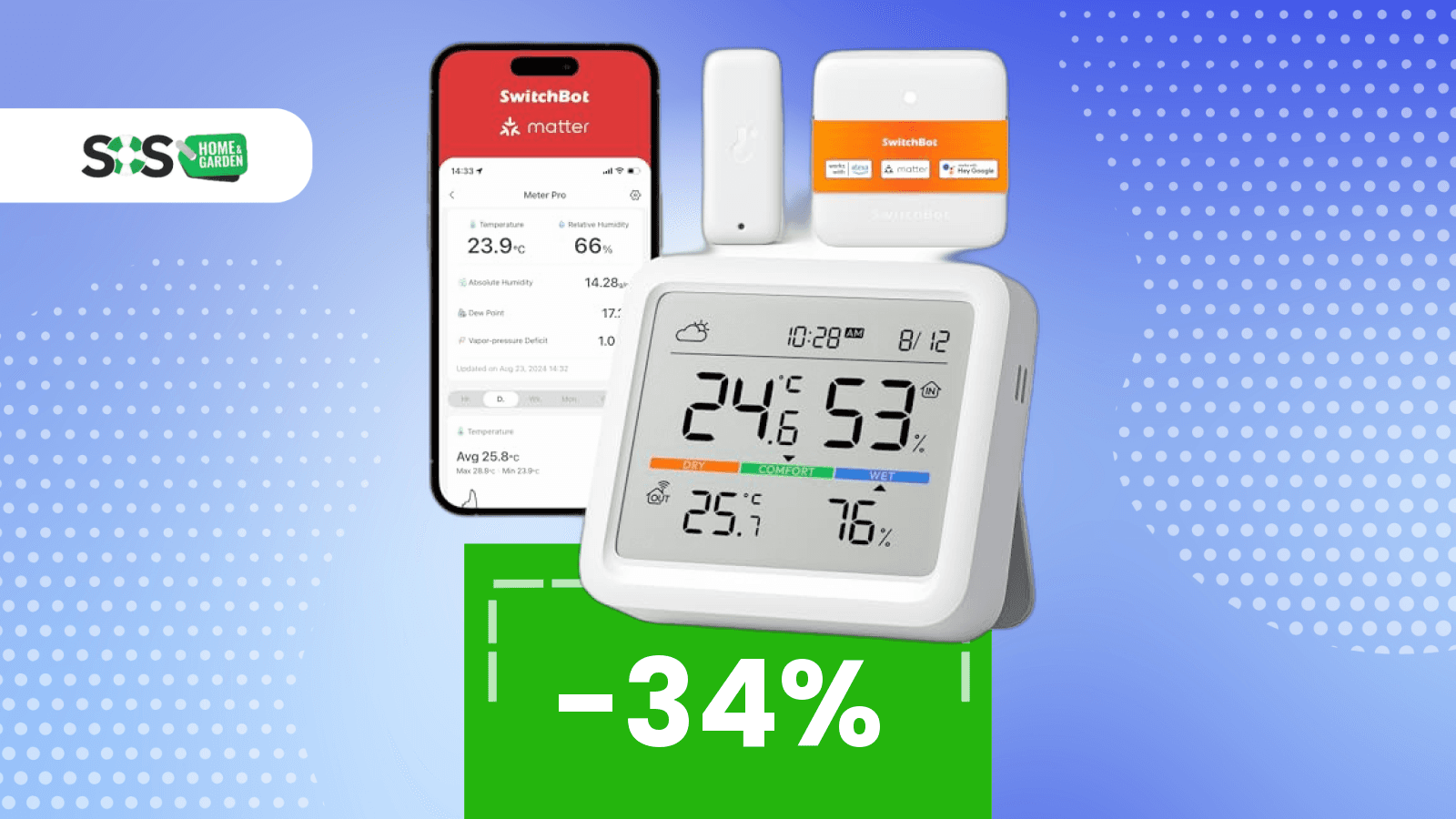 Immagine di Basta app e siti meteo: questa stazione meteo è tutto ciò che ti serve (in sconto!)