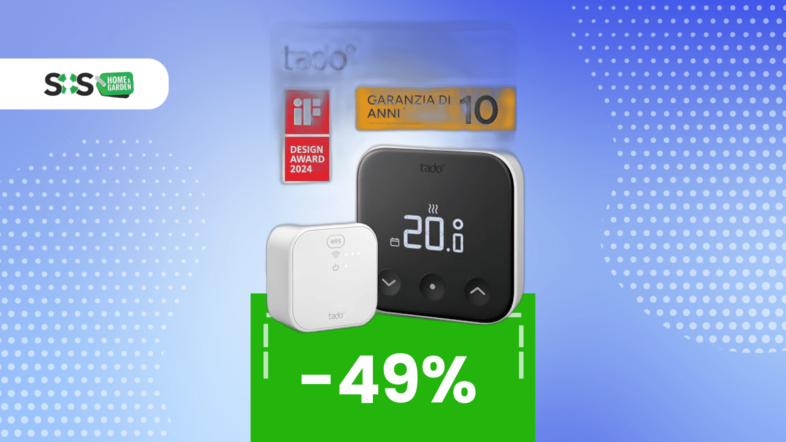 Immagine di Risparmio in bolletta? Con il termostato tado° X arriva fino al 55%, cosa aspetti a prenderlo?