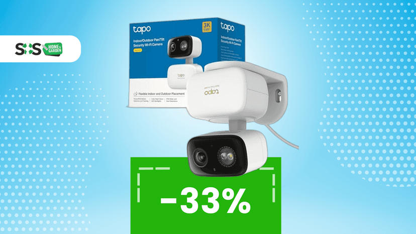 Immagine di Ovunque tu la metta, questa telecamera funziona! -33% e visione notturna a colori