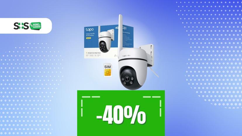 Immagine di Affrettati! Telecamera Tapo con SIM, solo oggi a -40%
