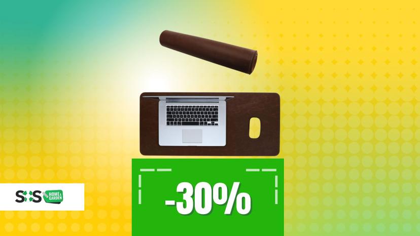 Immagine di Il tuo setup merita un upgrade: tappetino in pelle a -30%