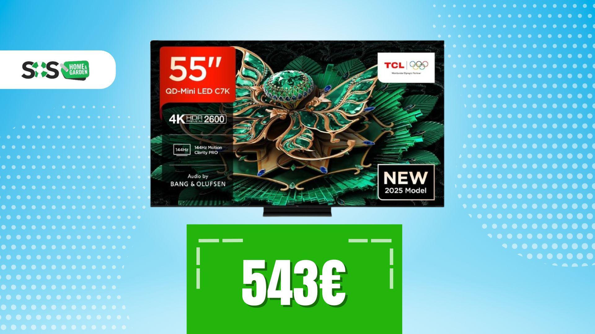 Immagine di Record infranto! Questa TV TCL cala di quasi 60€ sotto il minimo storico
