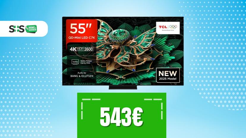 Immagine di Record infranto! Questa TV TCL cala di quasi 60€ sotto il minimo storico