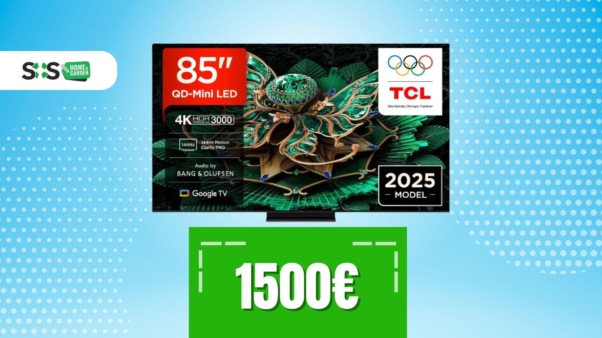 Immagine di 85" di pura convenienza: TCL punta dritto al trono di Samsung