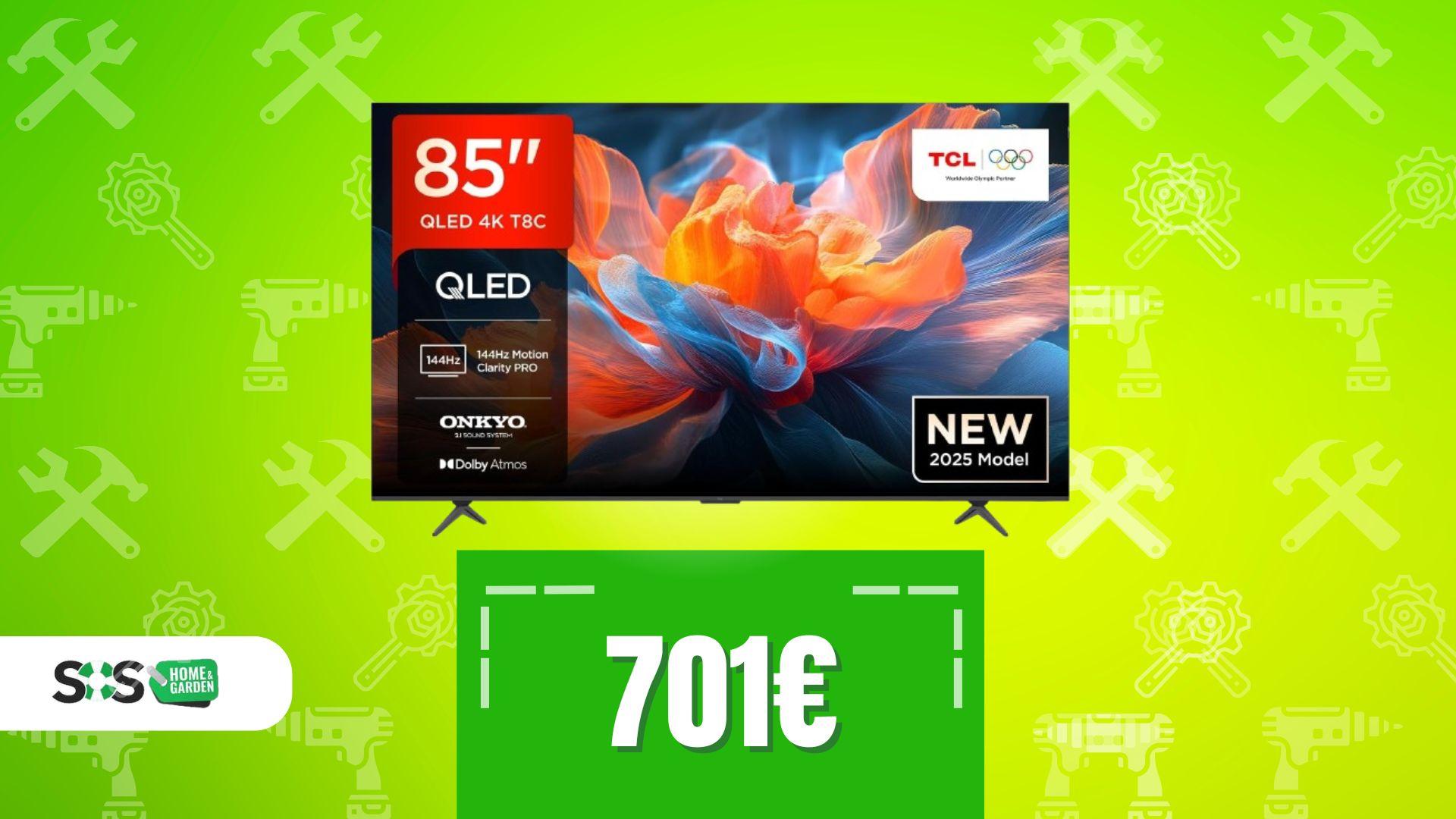 Immagine di Amazon lancia l’affare del giorno: TV 85", preparati a fare spazio