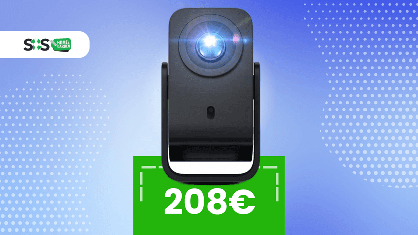 Immagine di Forte sconto e massima comodità: accendi questo proiettore e lui fa tutto il resto