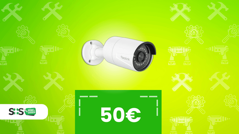 Immagine di Solo 50€ per questa telecamera da esterno con visione notturna fino a 30 metri