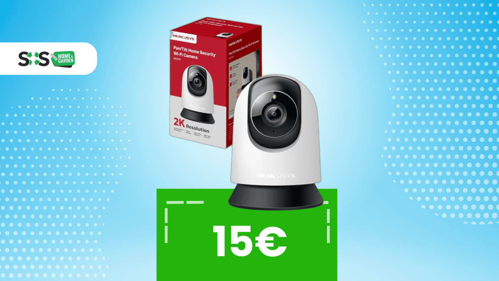 Immagine di 15€ e hai subito una telecamera Wi-Fi facile da installare e sempre connessa