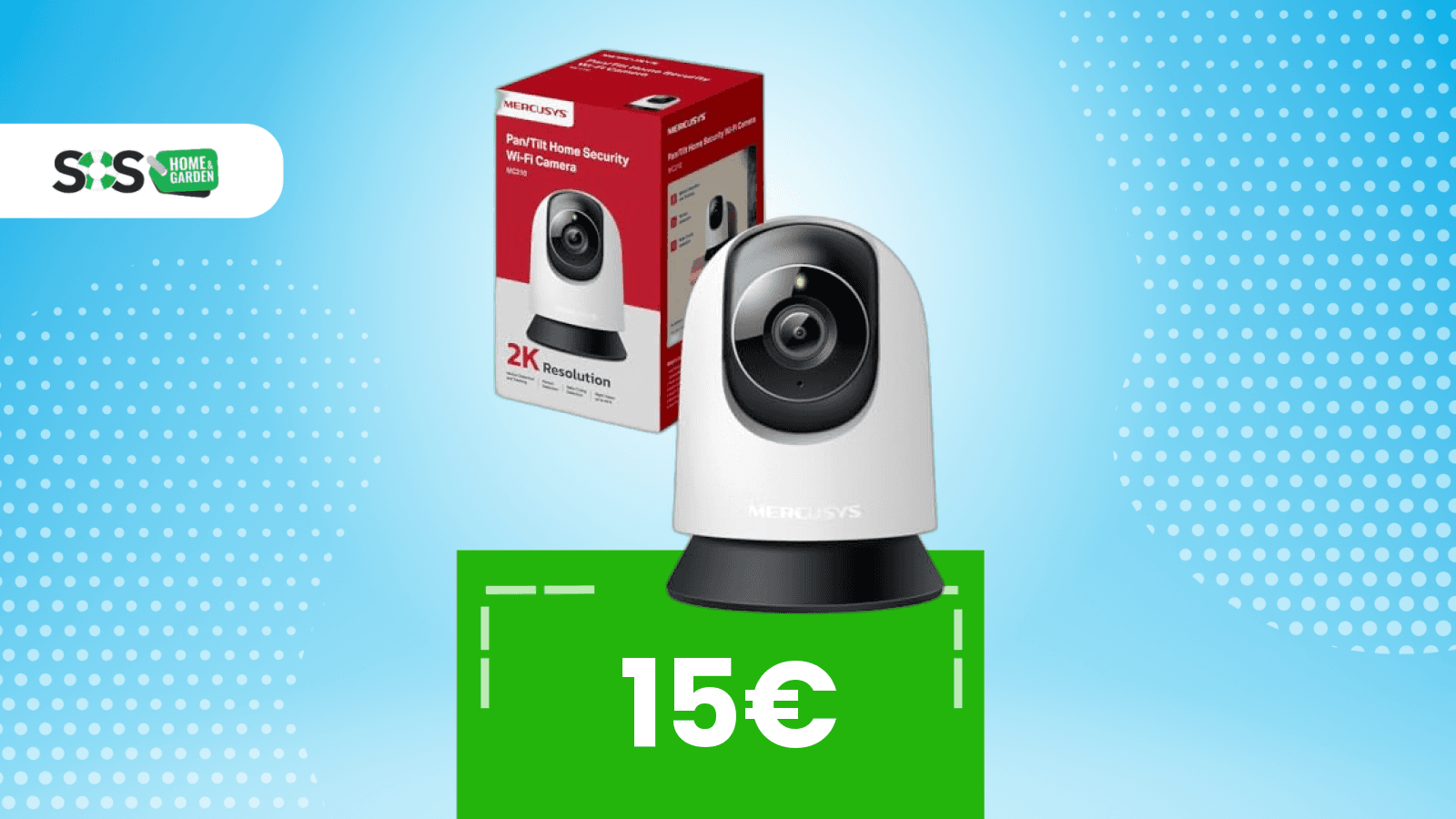 Immagine di 15€ e hai subito una telecamera Wi-Fi facile da installare e sempre connessa