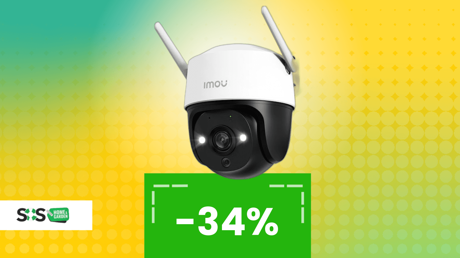 Immagine di Sorveglianza senza angoli ciechi! Telecamera WiFi 360° in promo oggi