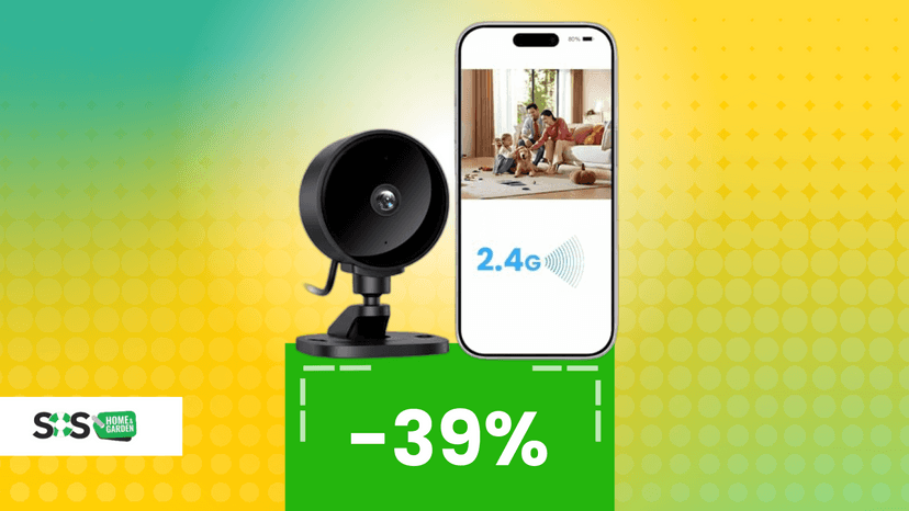 Immagine di Telecamera WiFi 1080p a 11€: offerta quasi irreale (ma vera)