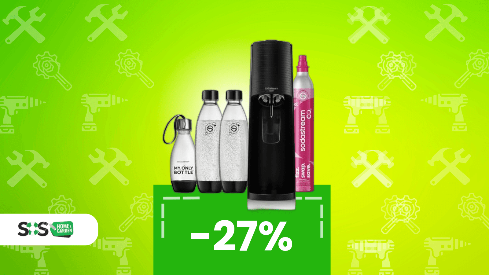 Immagine di E se il modo migliore di bere acqua fosse questo? Gasatore in sconto oggi
