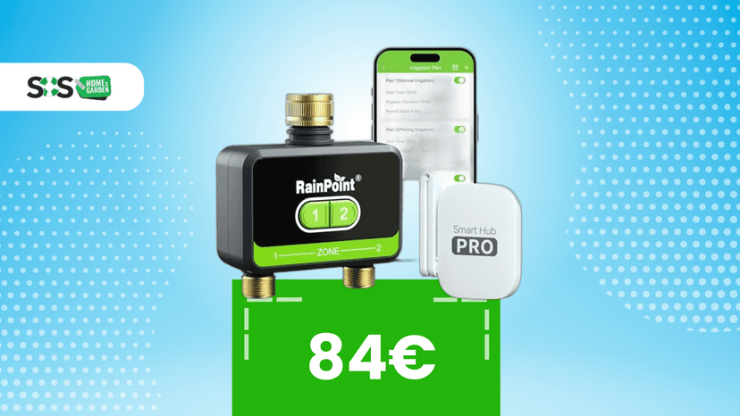 Immagine di Semplifica il giardino con Alexa: centralina irrigazione in promozione