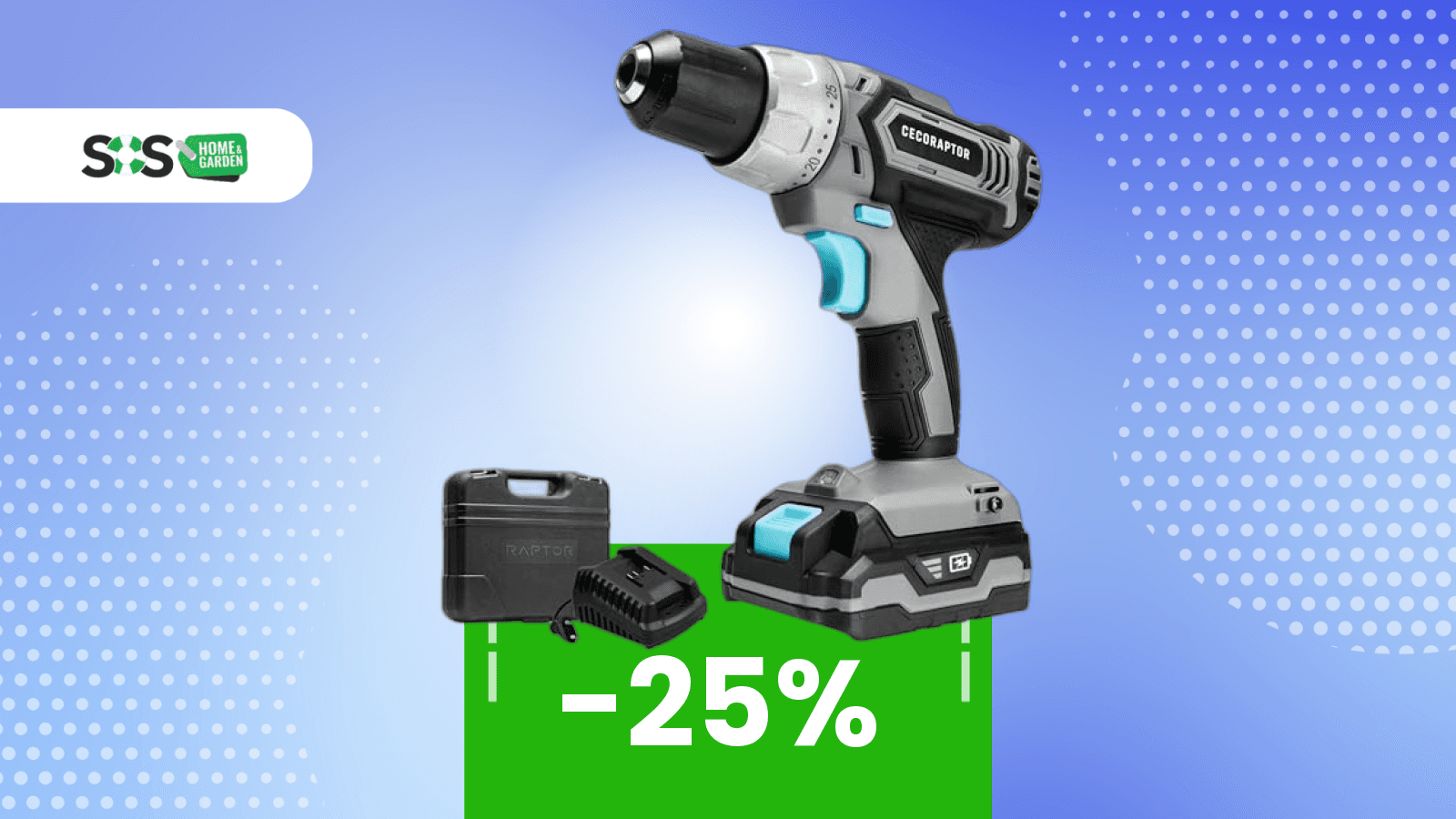 Immagine di I tuoi lavori fai da te meritano attrezzi migliori! Questo trapano ora sotto i 40€