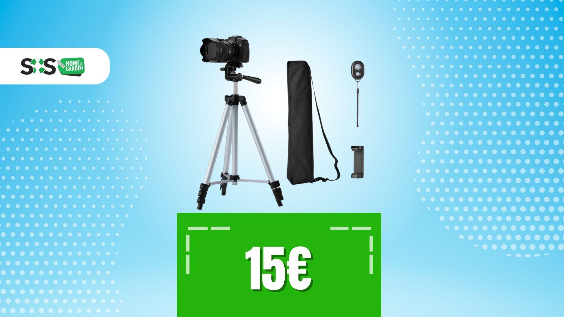 Immagine di Fotografi esperti lo adorano! Oggi questo treppiede costa solo 15€