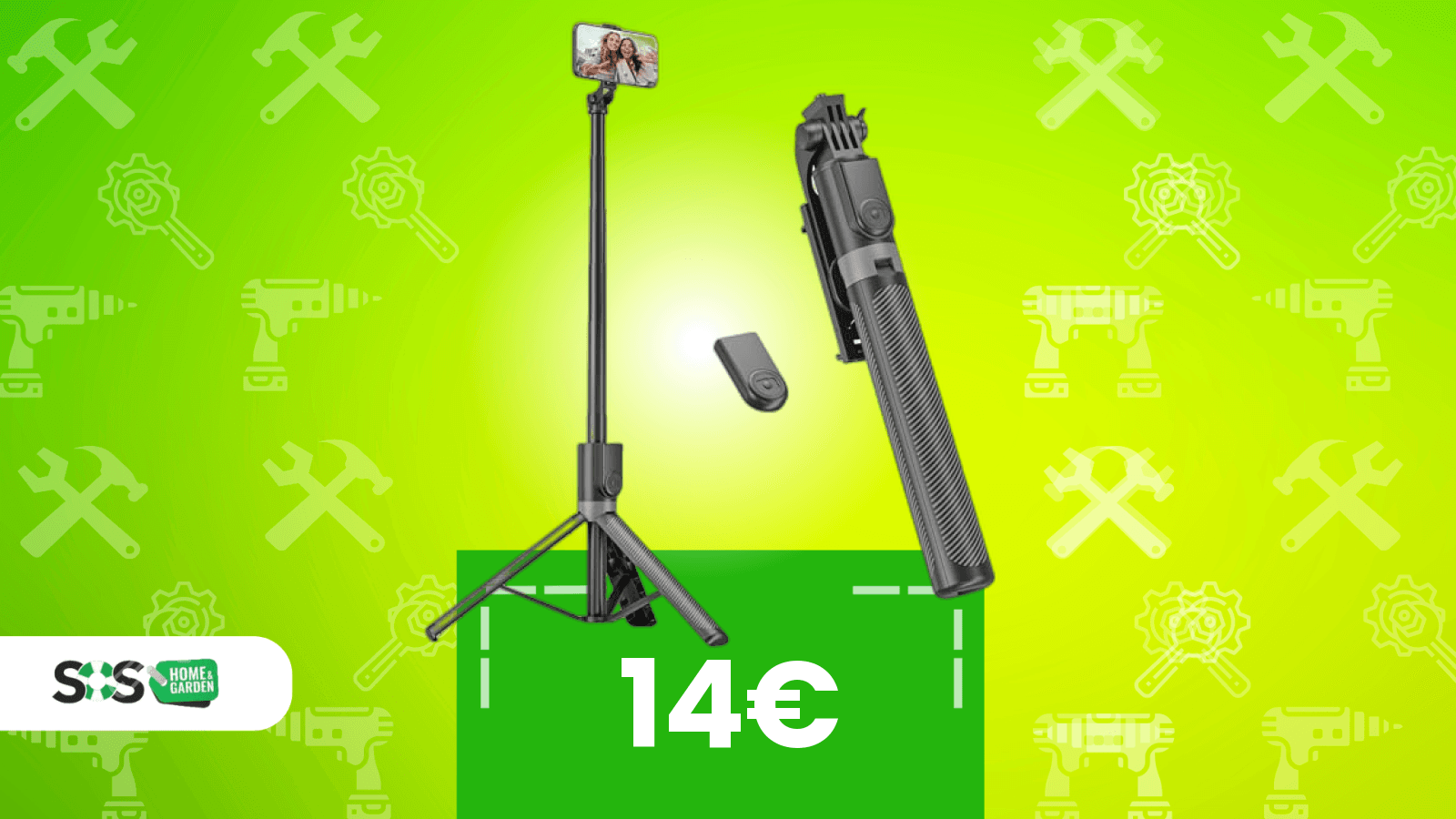 Immagine di Non sottovalutare questi 2€ di sconto! Treppiede con telecomando a soli 13€