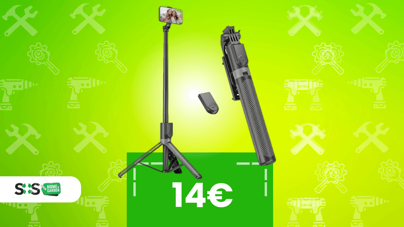 Immagine di Non sottovalutare questi 2€ di sconto! Treppiede con telecomando a soli 13€