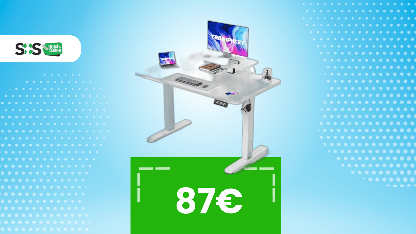 Immagine di Ergonomia smart a 87€: scopri la scrivania regolabile elettrica