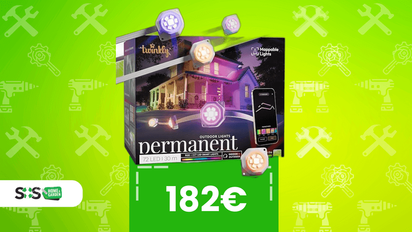 Immagine di Twinkly Permanent Lights 72 LED RGB per Esterno a soli 182€