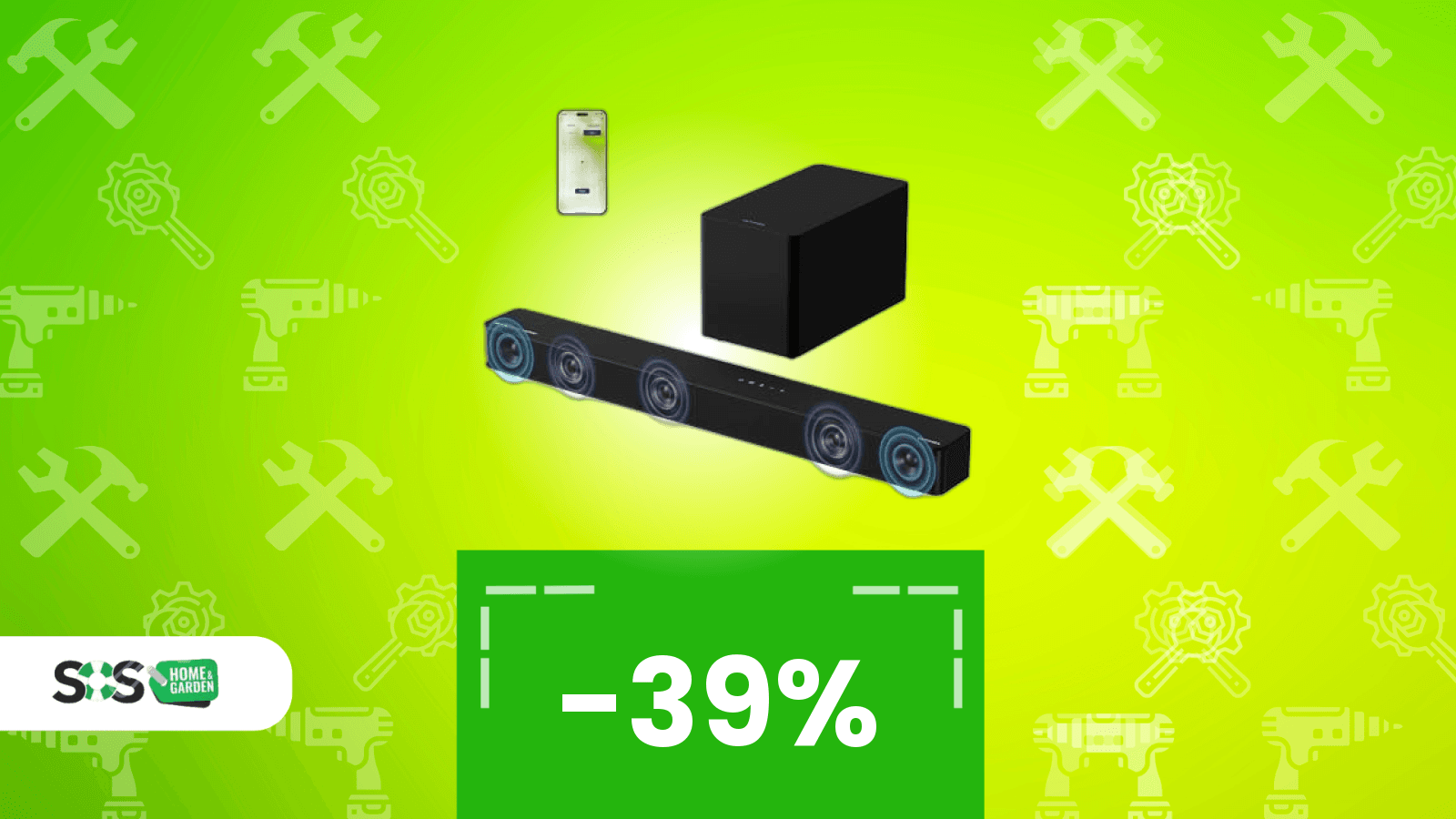 Immagine di Dimentica l’audio piatto! Soundbar con eARC a 109€, l’offerta da non perdere