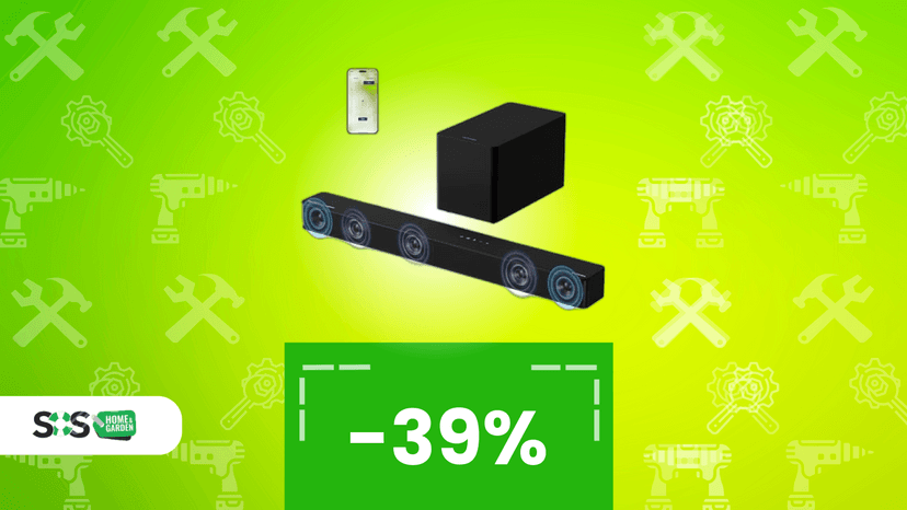 Immagine di Dimentica l’audio piatto! Soundbar con eARC a 109€, l’offerta da non perdere