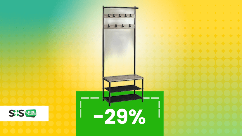 Immagine di Super sconto su un appendiabiti che non ha bisogno di sembrare altro