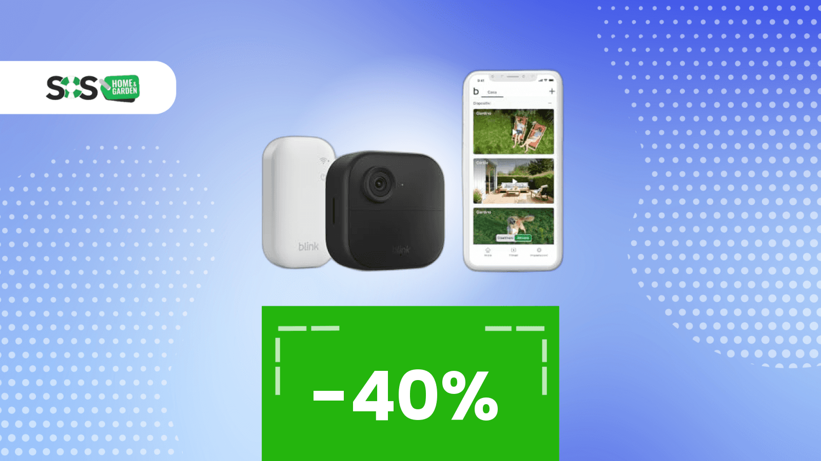 Immagine di Videocamera Blink a -40%: la sicurezza esterna di casa diventa accessibile