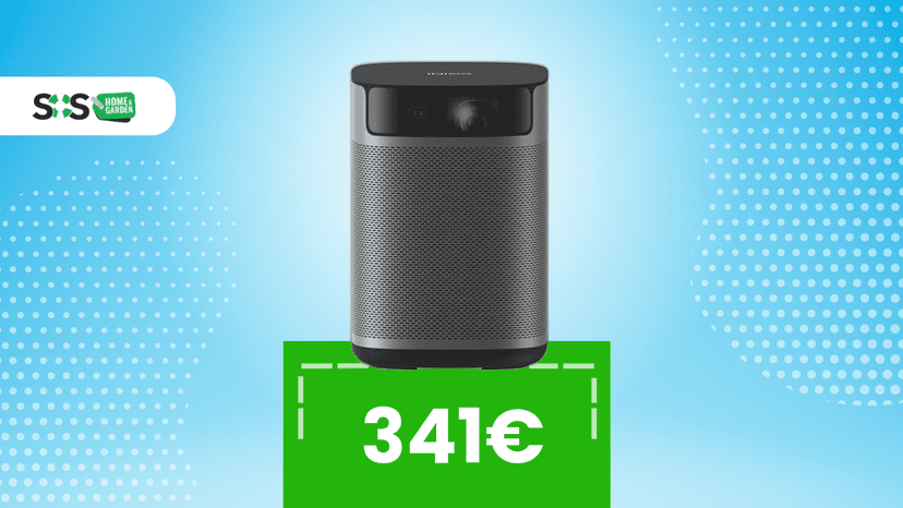 Immagine di Streaming gigante: videoproiettore Google TV con Netflix certificato e coupon