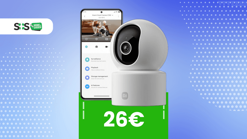 Immagine di Sotto i 30€ trovi solo telecamere di marche sconosciute? Non questa Xiaomi