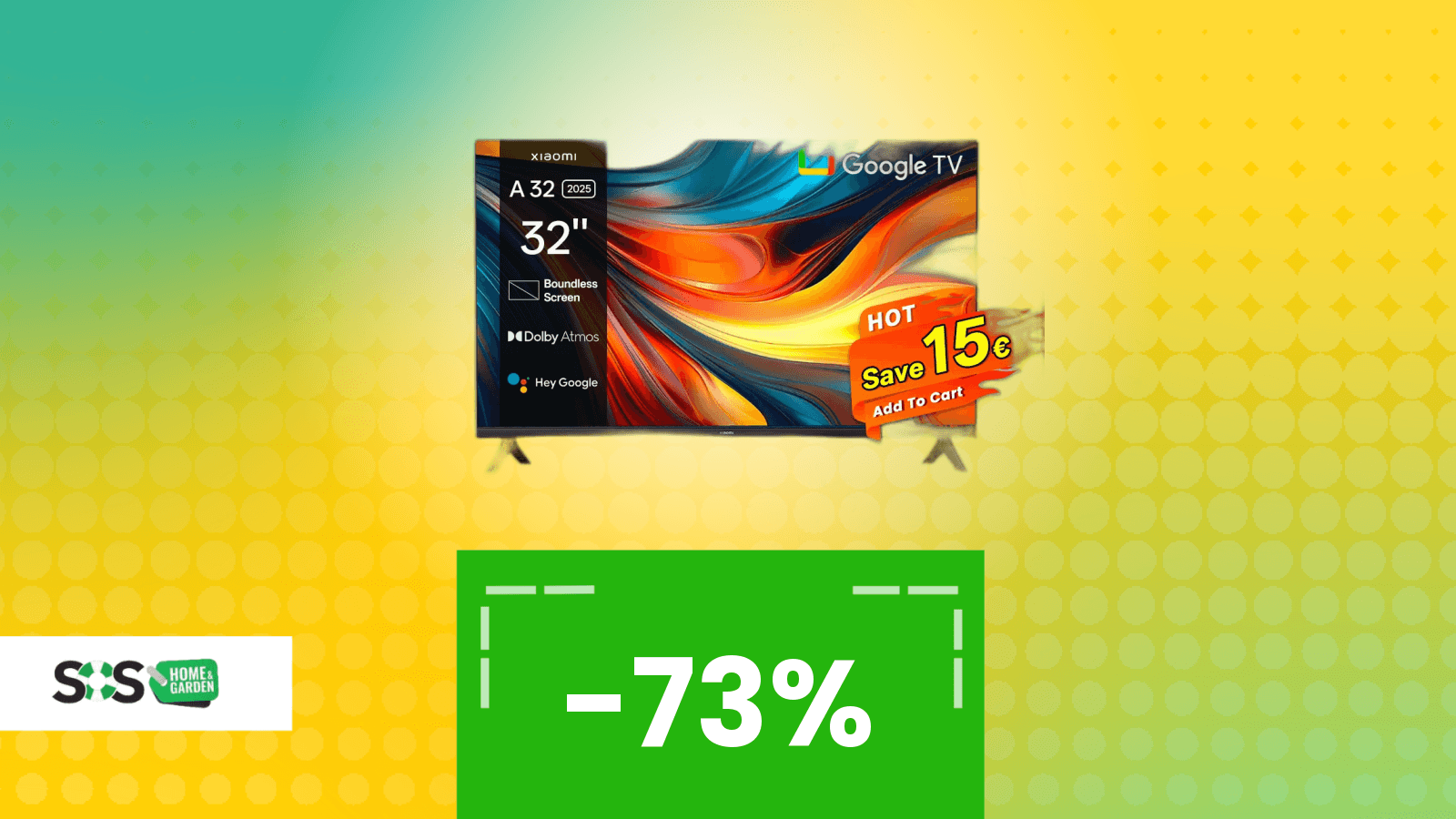 Immagine di Xiaomi TV A 32 mai costato così POCO! Su AliExpress risparmi il 73%