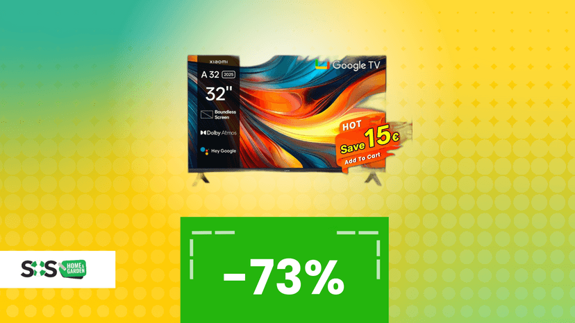 Immagine di Xiaomi TV A 32 mai costato così POCO! Su AliExpress risparmi il 73%