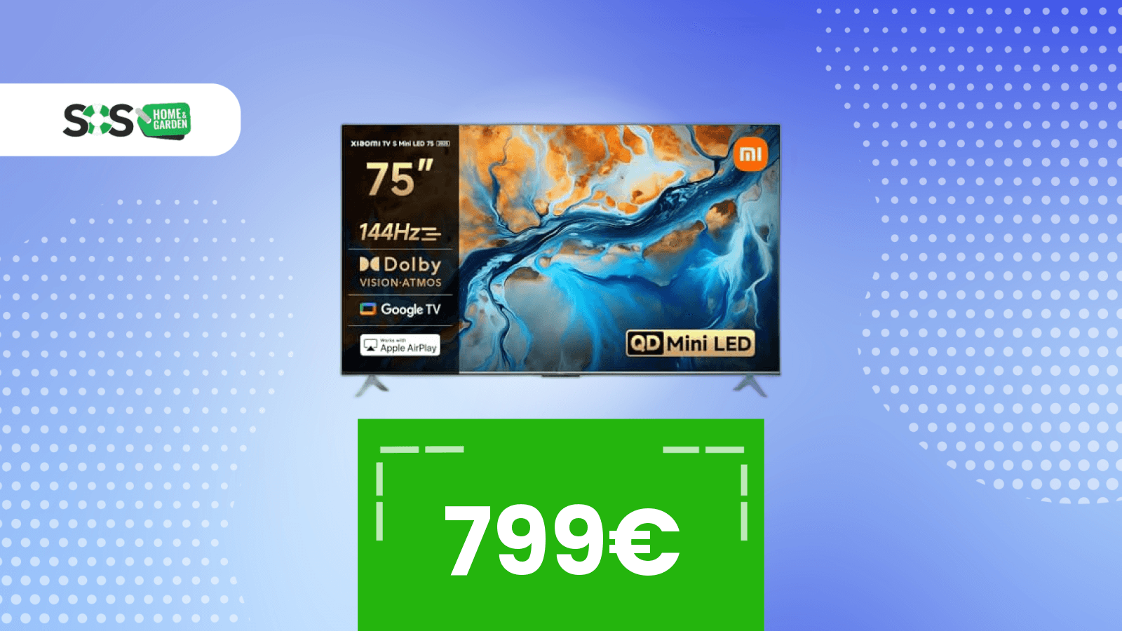 Immagine di 75" di puro Dolby Vision a meno di 800€! Peccato che arrivi dopo Natale