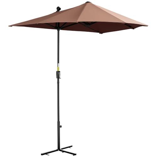 Immagine di Outsunny Ombrellone Mezzaluna 2 × 1,9 m