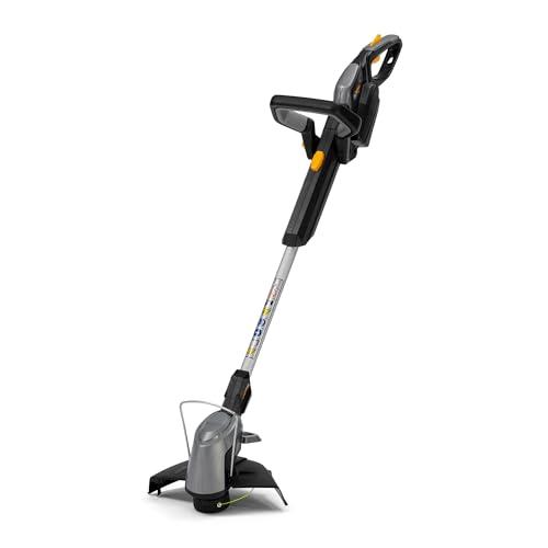 Alpina ATR 20 Li Kit Tagliabordi A Batteria, 25 Cm, 1 Batt. 2 Ah + Caric. – Asta Telescopica Regol., Testina Filo Singolo Autoaliment. – Per Rifiniture Giardino