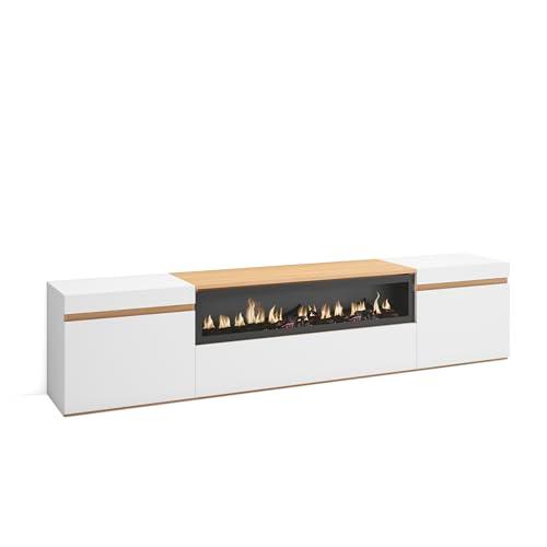 Immagine di Skraut Home Mobile TV con Camino Elettrico