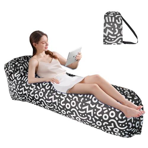 FainFun Divano Lettino da Spiaggia Gonfiabile, 200 * 70cm Se