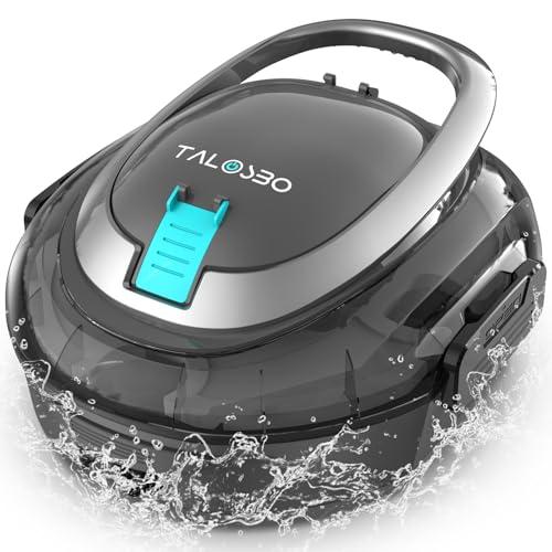 (2026 Upgrade) TALOSBO S2 Robot Piscina Senza Fili,Doppia Filtrazione, Automatica 90 Min robot piscina fuori terra, Doppio Motore,Parcheggio Automatico,per piscine fino a 85 m²