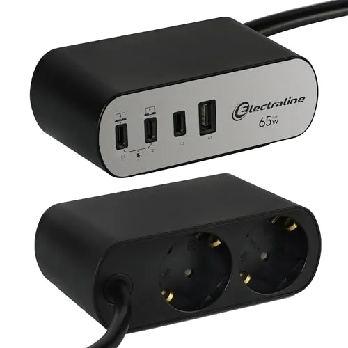 Electraline 62584 Electradock USB-C 65 W: immagine del prodotto