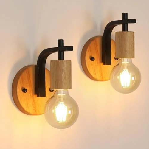 DELIPOP vintage legno E27 (2 pezzi): immagine del prodotto