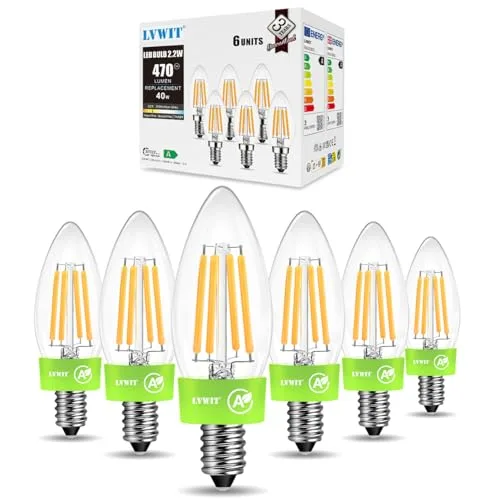 LVWIT E14 candela classe A (6 pz): immagine del prodotto